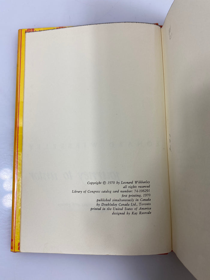 Journey to Untor by Wibberley 1970 Ex-library HCDJ