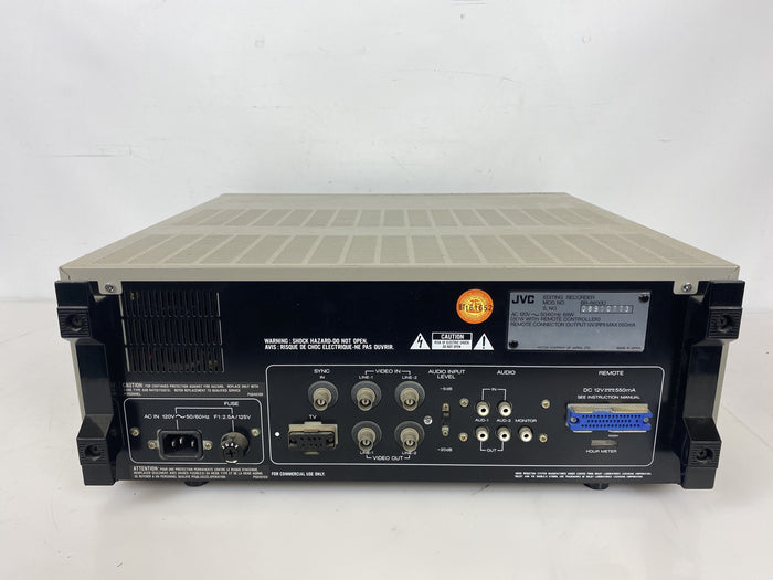 JVC BR-8600U VHS Pro Editing Video Recorder