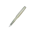Kaweco Lunar Sport fountain pen in Light Green finish with exposed metal nib on a white background.