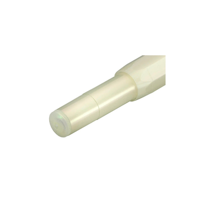Top view of Kaweco Lunar Sport Fountain Pen light green cap with Kaweco logo detail.