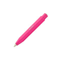 Kaweco Skyline Sport mechanical pencil in pink with 0.7mm lead, shown uncapped on a white background.