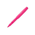 Kaweco Skyline Sport rollerball pen in pink with capped design on a white background.
