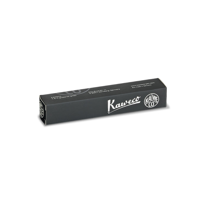 Kaweco Skyline Sport rollerball pen pink shown with original Kaweco presentation box.