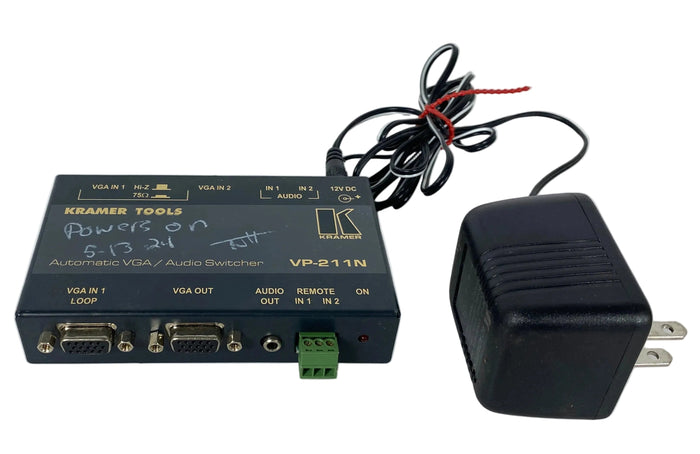 Kramer Tools VP-211N Automatic VGA / Audio Switcher *Untested*
