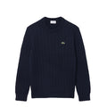 Lacoste Cable Knit Cotton Sweater