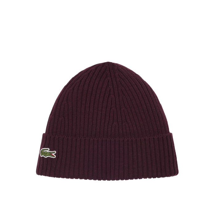 Lacoste Rib Knit Beanie