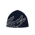 Lacoste Wool Jacquard Crocodile Beanie