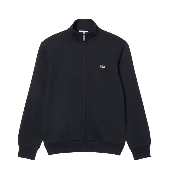 Lacoste Zipped Cotton Fleece Sweatshirt