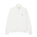 Lacoste Zippered Stand Up Collar Cotton Sweatshirt