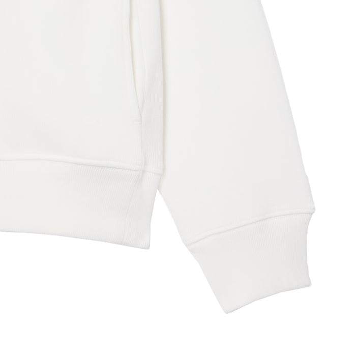 Lacoste Zippered Stand Up Collar Cotton Sweatshirt