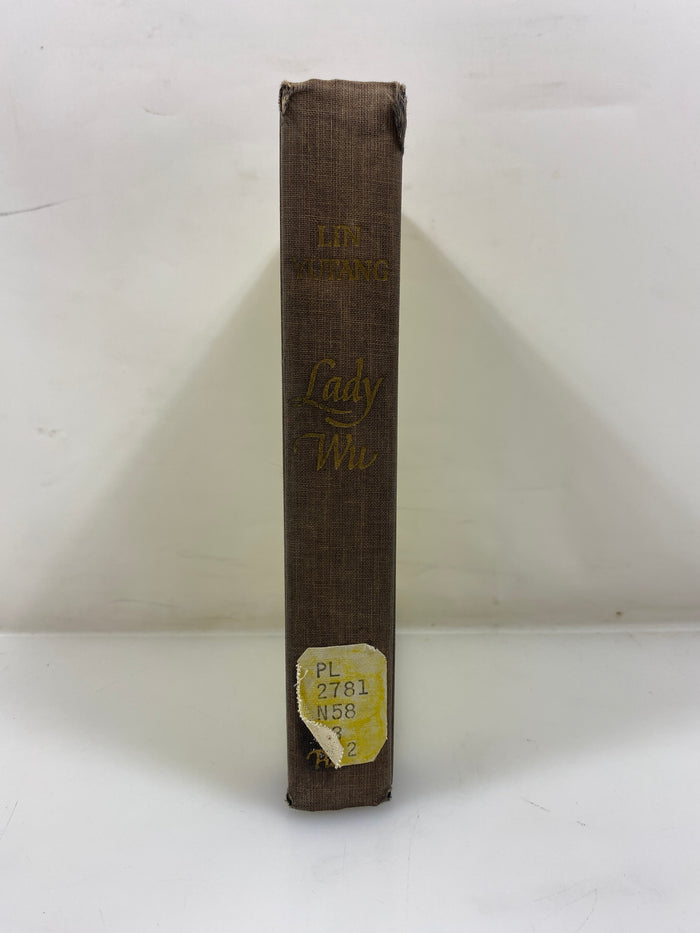 Lady Wu by Lin Yutang Ex-library 1965 HC
