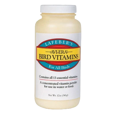 Lafeber Avi-Era Bird Vitamins,"Plastic vitamin bottle with white cap and front label"