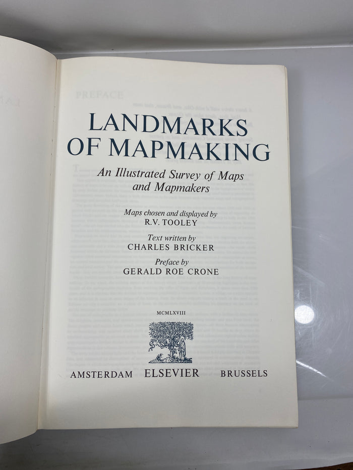 Landmarks of Mapmaking Toolet/Bricker 1968 HC