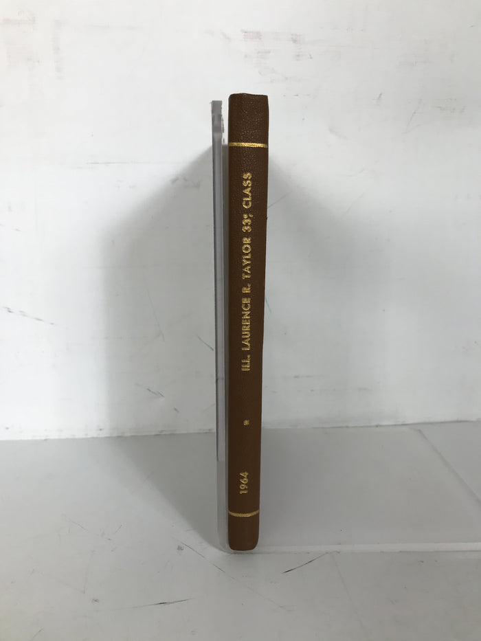 Laurence R. Taylor 33rd Degree Ancient Accepted Scottish Rite Spring 1964