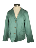 Light Green Lands' End Corduroy Blazer Women's Size 14