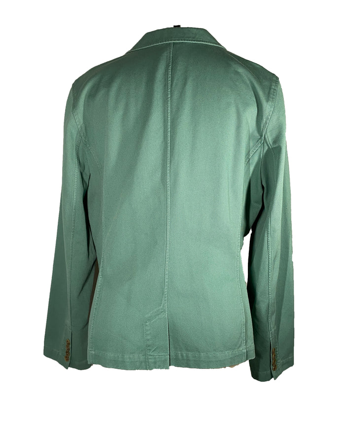 Light Green Lands' End Corduroy Blazer Women's Size 14