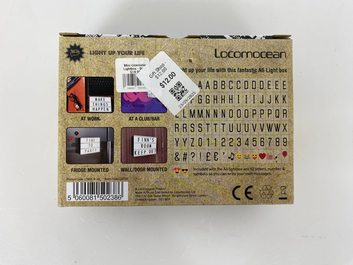 Locomocean Light Up Your Life Lightbox