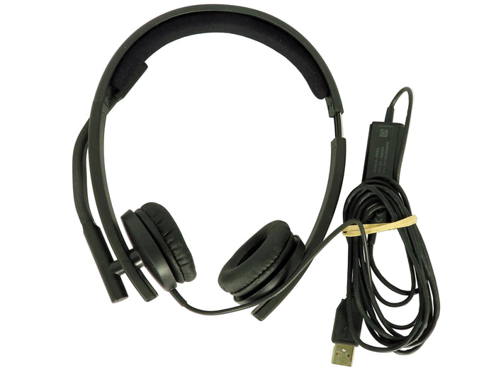 Logitech A-00064 Black 3.5mm Stereo Headset w/ Microphone