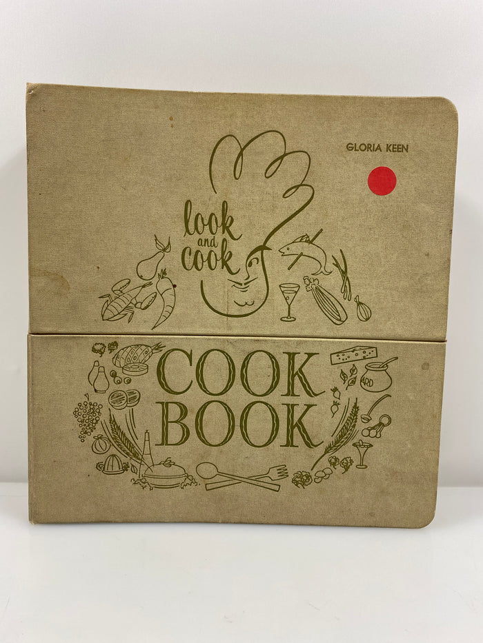 Look and Cook Cook Book Langseth-Christensen/McKenna 1956 Binder HC