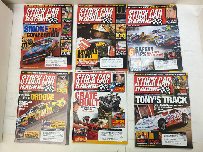 Lot of 10 Stock Car Racing Magazine 2007