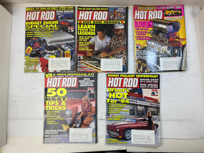 Lot of 11 Hot Rod Magazines 1992-1993