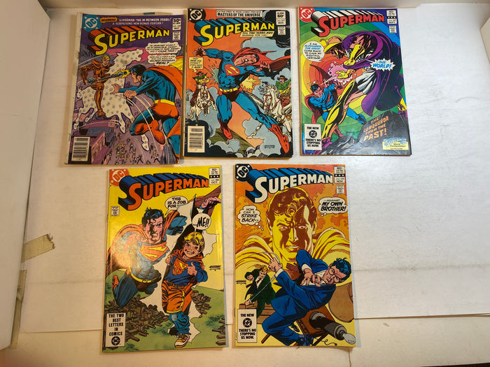 Lot of 11 Superman DC Comics 1981-1983