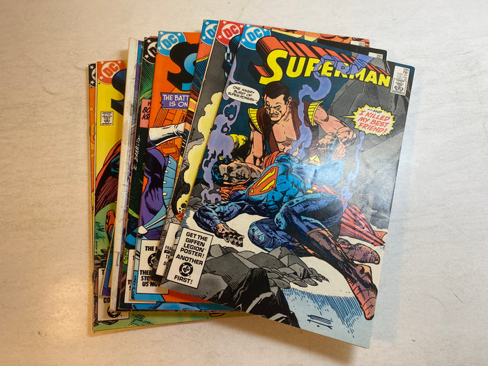 Lot of 11 Superman DC Comics 1981-1983