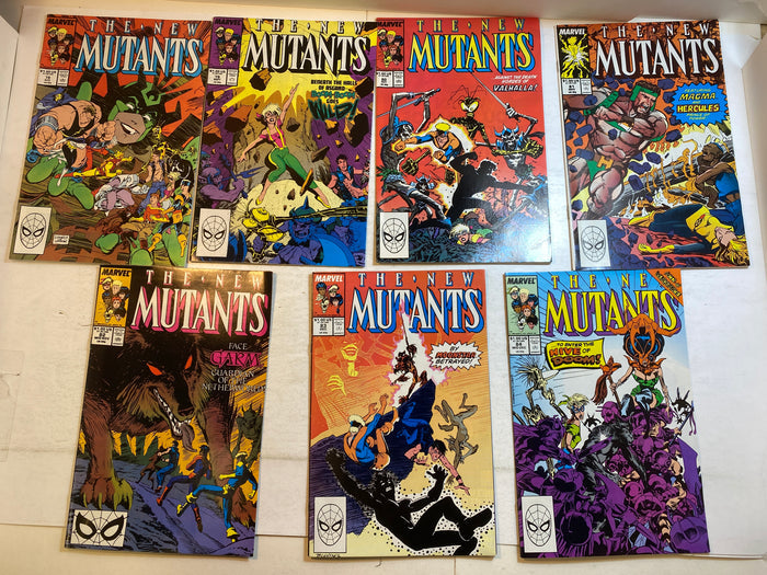 Lot of 15 New Mutants Marvel Comics 1988-1989