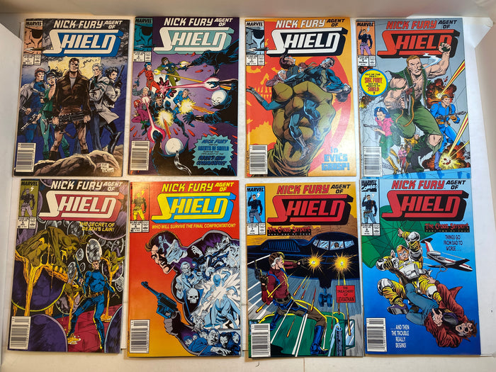 Lot of 15 Nick Fury Agent of Shield Marvel Comics 1989-1990