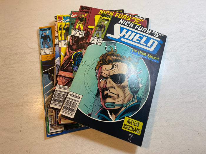 Lot of 15 Nick Fury Agent of Shield Marvel Comics 1989-1990