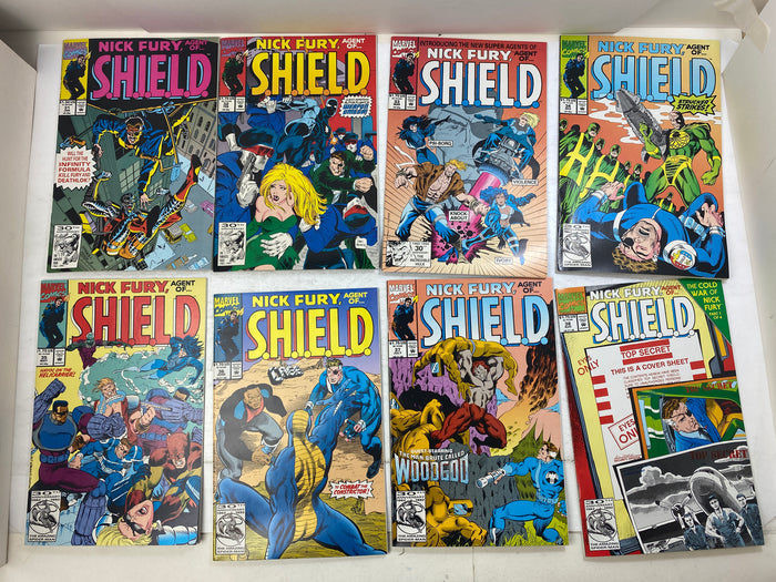 Lot of 15 Nick Fury Agent of Shield Marvel Comics 1991-1993