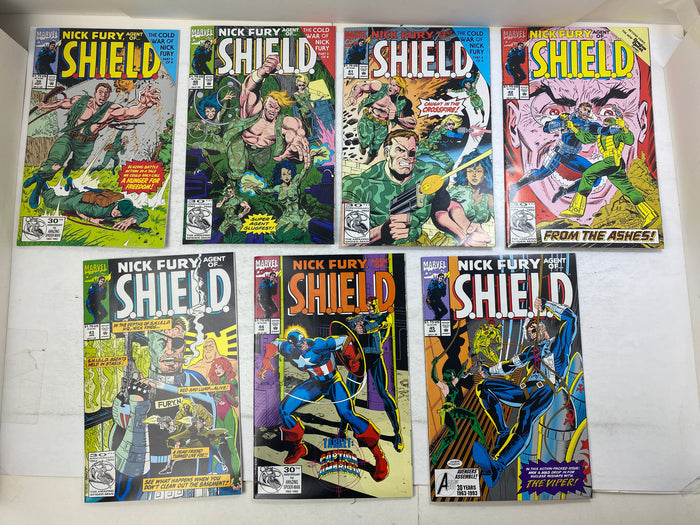 Lot of 15 Nick Fury Agent of Shield Marvel Comics 1991-1993