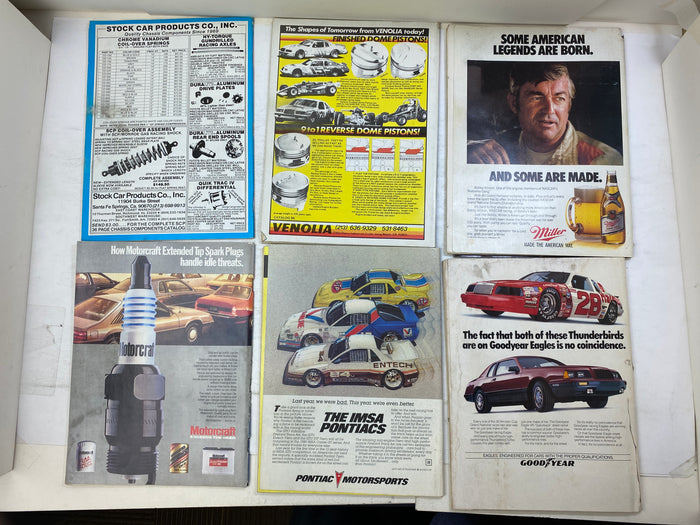 Lot of 15 Stock Car Racing Magazine 1985-1986