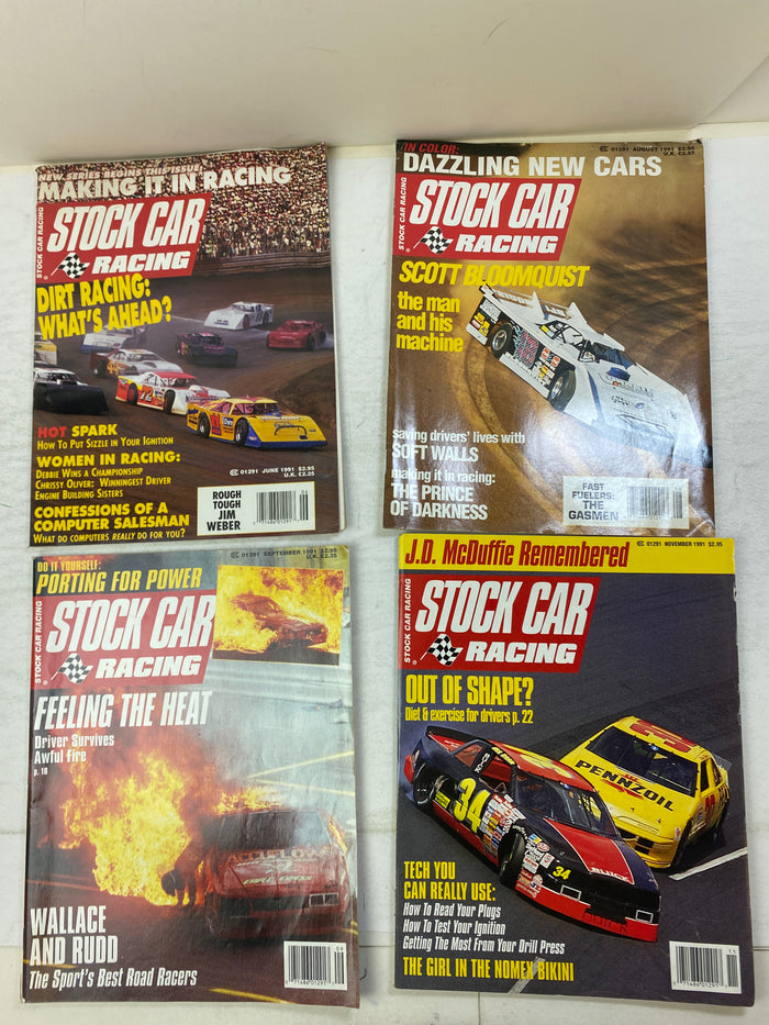 Lot of 15 Stock Car Racing Magazine 1990-1991