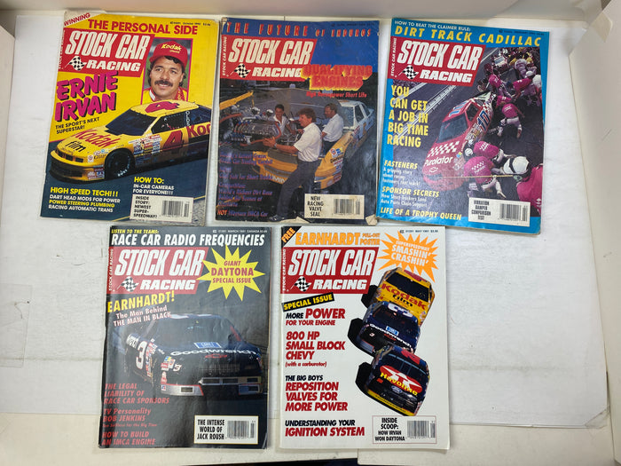 Lot of 15 Stock Car Racing Magazine 1990-1991