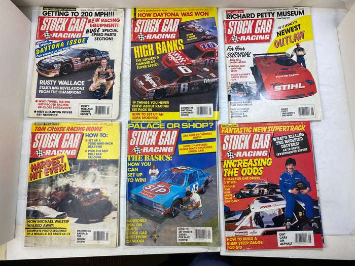 Lot of 15 Stock Car Racing Magazine 1990-1991
