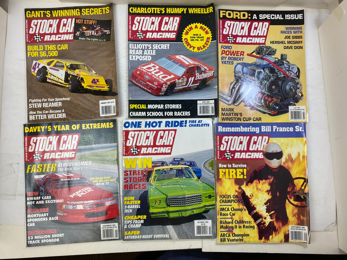 Lot of 15 Stock Car Racing Magazine 1992-1993