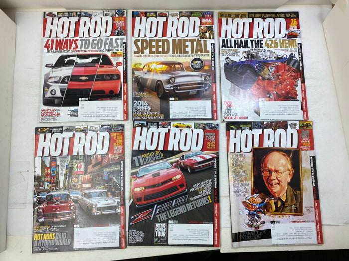 Lot of 17 Hot Rod Magazines 2013-2014