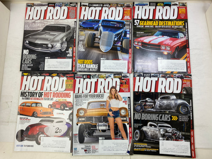 Lot of 17 Hot Rod Magazines 2013-2014