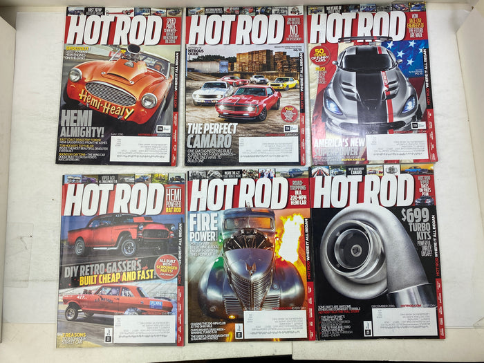 Lot of 18 Hot Rod Magazines 2015-2016