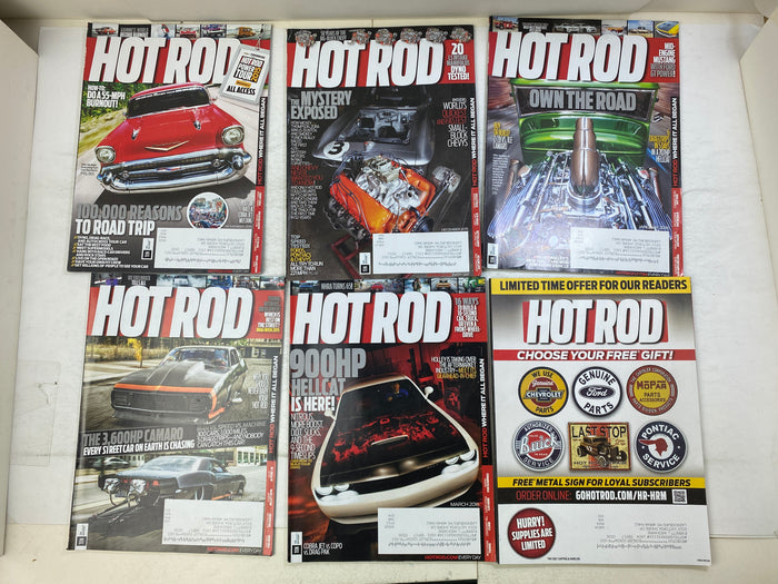 Lot of 18 Hot Rod Magazines 2015-2016