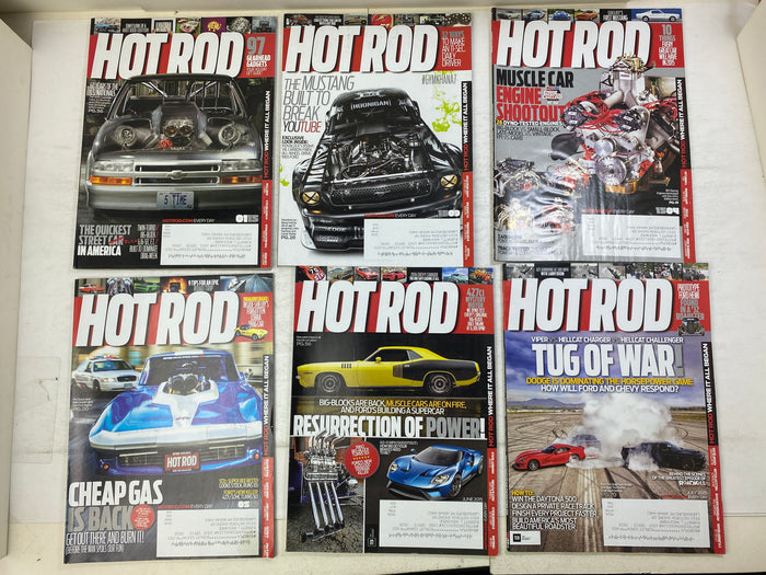 Lot of 18 Hot Rod Magazines 2015-2016