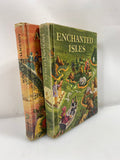 Lot of 2: Adventure Lands/Enchanted Isles 1954 HC