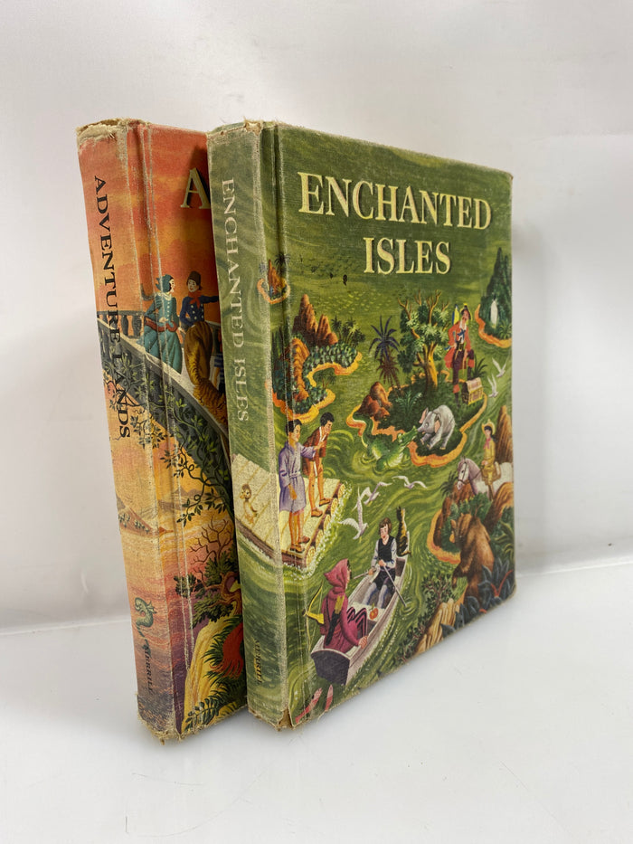 Lot of 2: Adventure Lands/Enchanted Isles 1954 HC