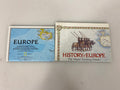 Lot of 2 Europe Nat Geo Maps: History of Europe & Europe 1983-92