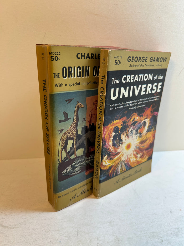 Lot of 2 Mentor Books: Origin of the Species & The Creation of the Universe SC