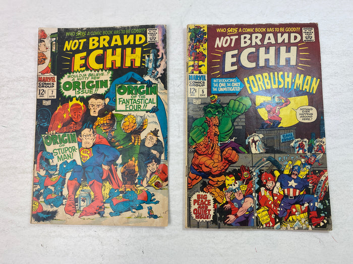 Lot of 2 Not Brand Echh Marvel Comics 1967