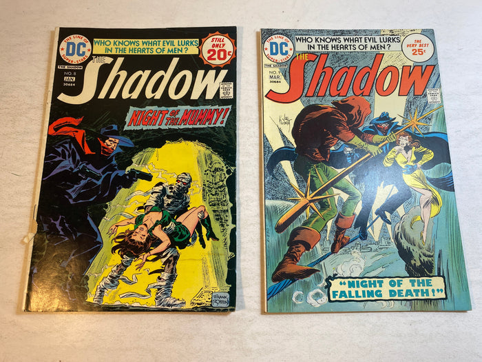 Lot of 2 The Shadow DC Comics 1975-1976