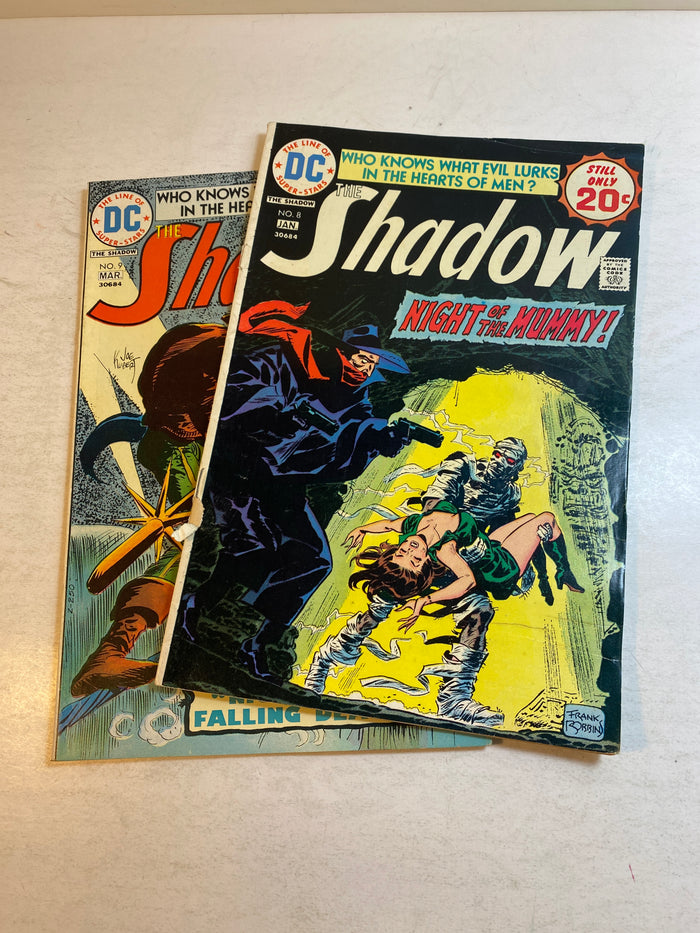 Lot of 2 The Shadow DC Comics 1975-1976