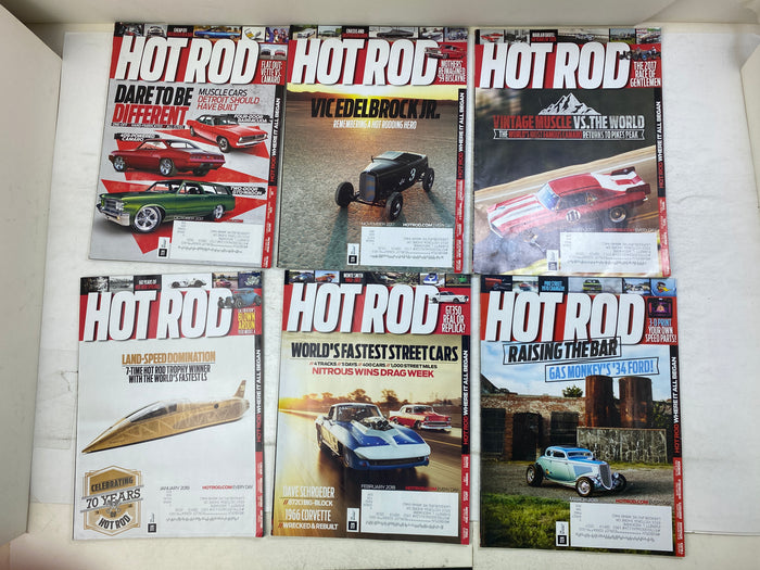 Lot of 20 Hot Rod Magazines 2017-2018